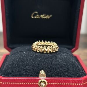 Cartier Clash de Cartier Small Model 18K Rose Gold Ring Size 51 (Size 5.75 US)